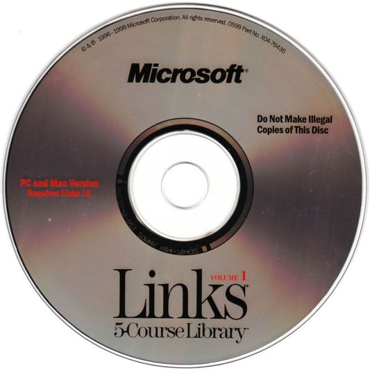 Links 5-Course Library - Volume 1-4 Microsoft Windows PC CD-PC Gamez USA