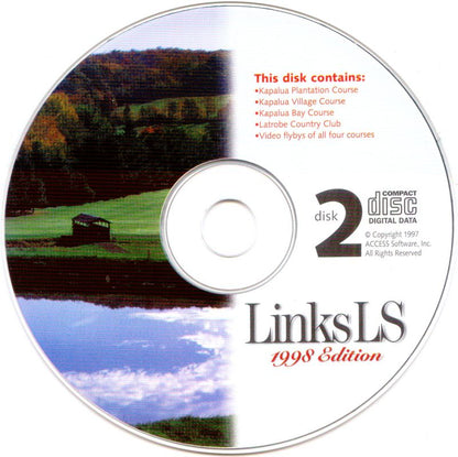 Links LS - 1998 Edition Disc 1-4 Microsoft Windows PC CD-PC Gamez USA