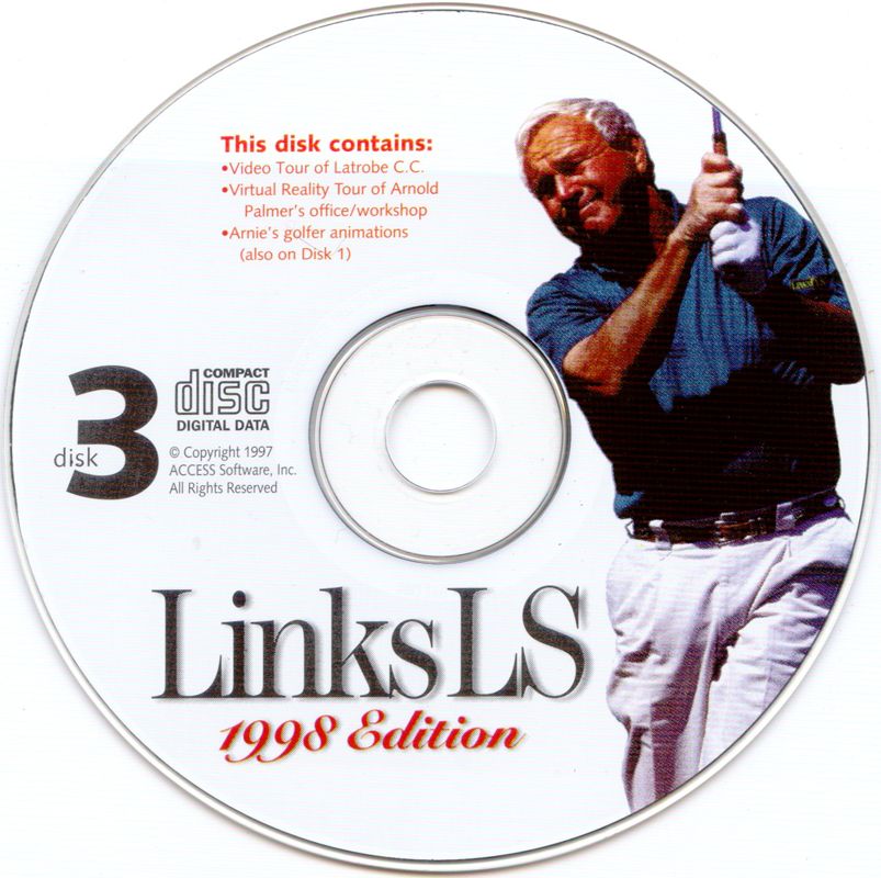 Links LS - 1998 Edition Disc 1-4 Microsoft Windows PC CD-PC Gamez USA