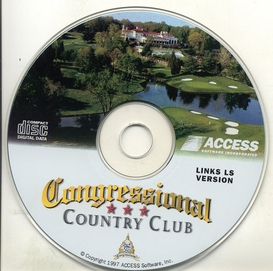 Links LS Championship Course - Congressional Country Club Microsoft Windows PC CD-PC Gamez USA