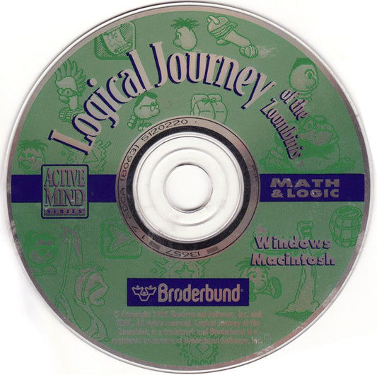 Logical Journey of the Zoombinis Deluxe Microsoft Windows PC CD-PC Gamez USA