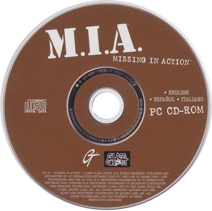 M.I.A. Missing In Action Disc 1-2 Microsoft Windows PC CD-PC Gamez USA