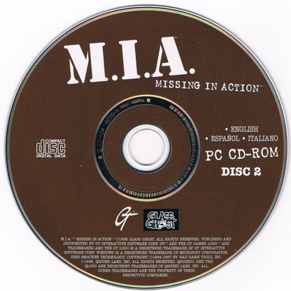 M.I.A. Missing In Action Disc 1-2 Microsoft Windows PC CD-PC Gamez USA