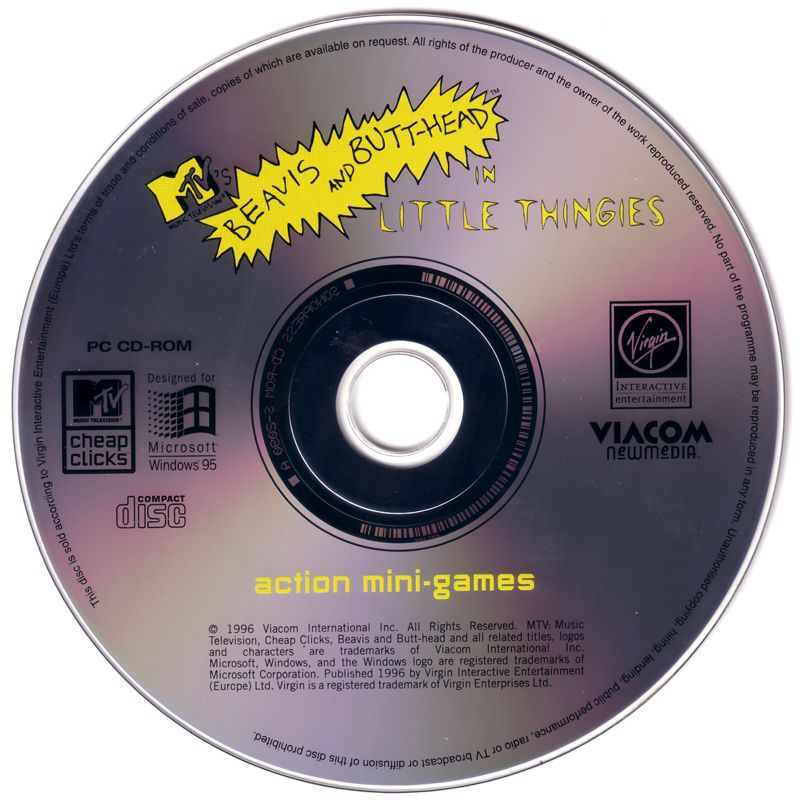 MTV's Beavis and Butt-Head Little Thingies Microsoft Windows PC CD-PC Gamez USA