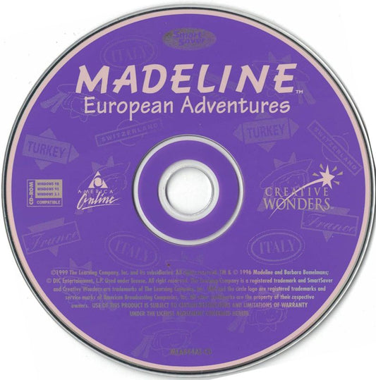 Madeline European Adventures Microsoft Windows PC CD-PC Gamez USA