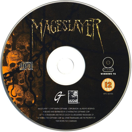 Mageslayer 1997 Microsoft Windows PC CD Raven Software GT Inter-PC Gamez USA