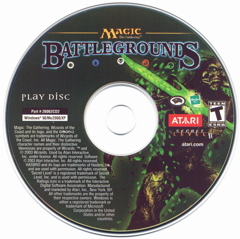 Magic - The Gathering - Battlegrounds Disc 1-2 Microsoft Windows PC CD-PC Gamez USA
