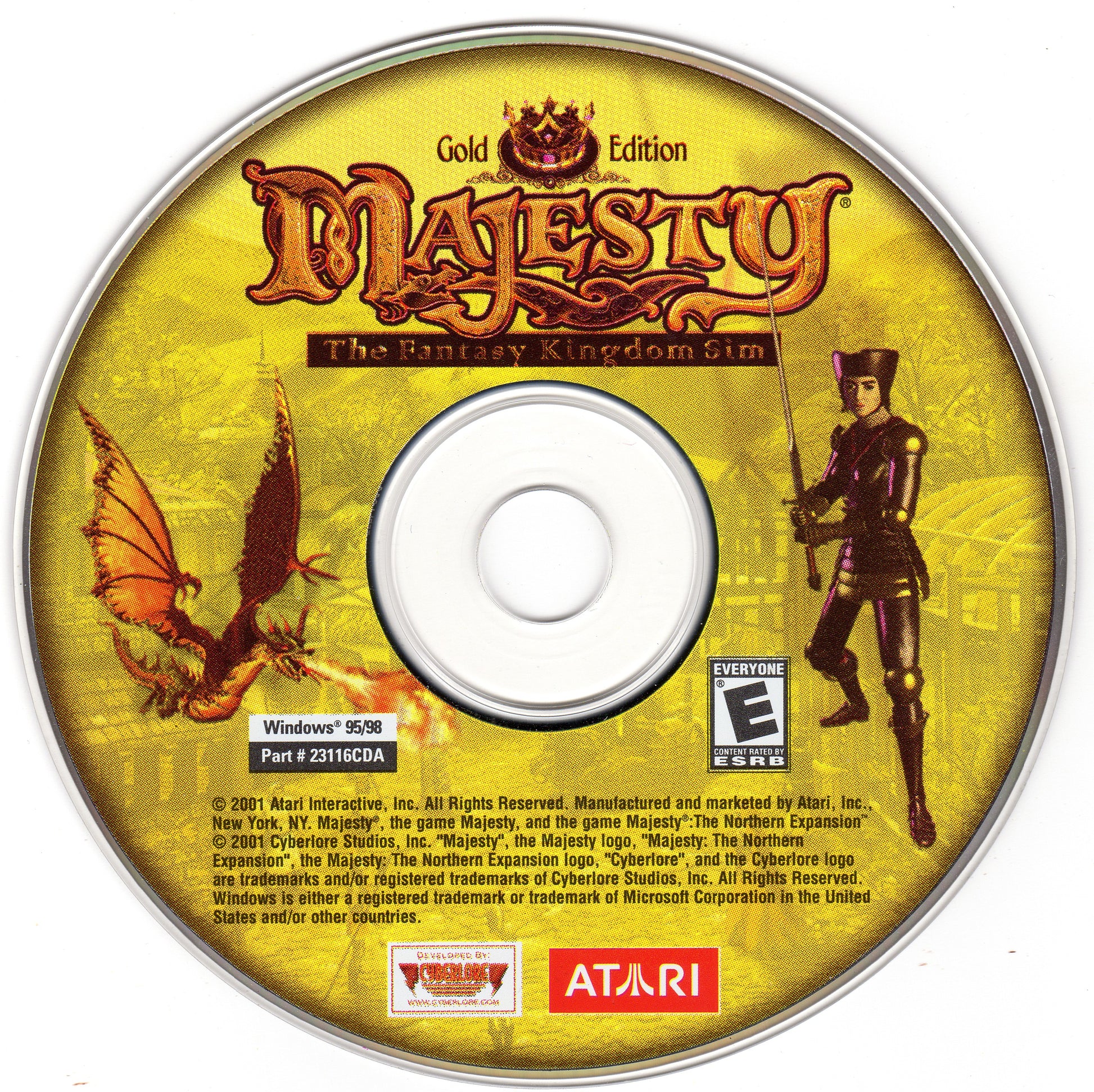 Majesty The Fantasy Kingdom Sim Gold Edition Microsoft Windows PC CD-PC Gamez USA
