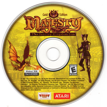 Majesty The Fantasy Kingdom Sim Gold Edition Microsoft Windows PC CD-PC Gamez USA