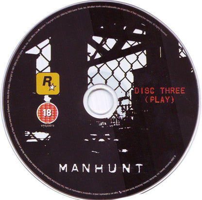 Manhunt Disc 1-3 Microsoft Windows PC CD-PC Gamez USA