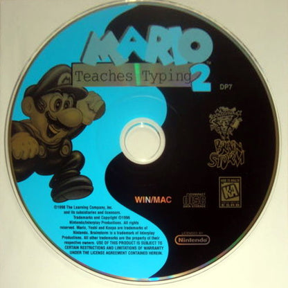 Mario Teaches Typing 2 Microsoft Windows PC CD-PC Gamez USA