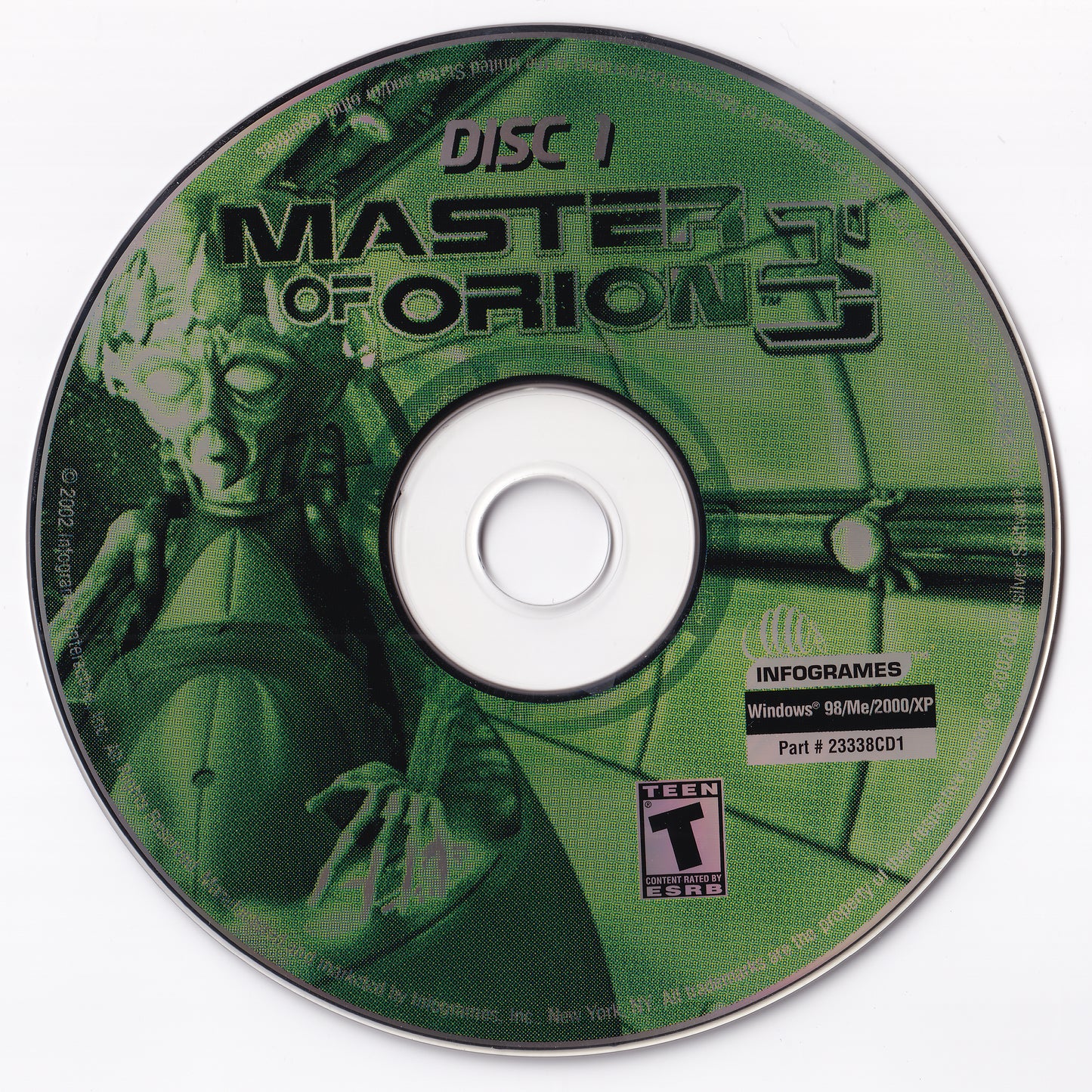 Master Of Orion 3 Disc 1-2 Microsoft Windows PC CD-PC Gamez USA