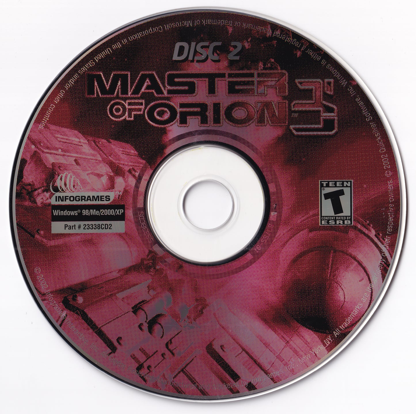 Master Of Orion 3 Disc 1-2 Microsoft Windows PC CD-PC Gamez USA