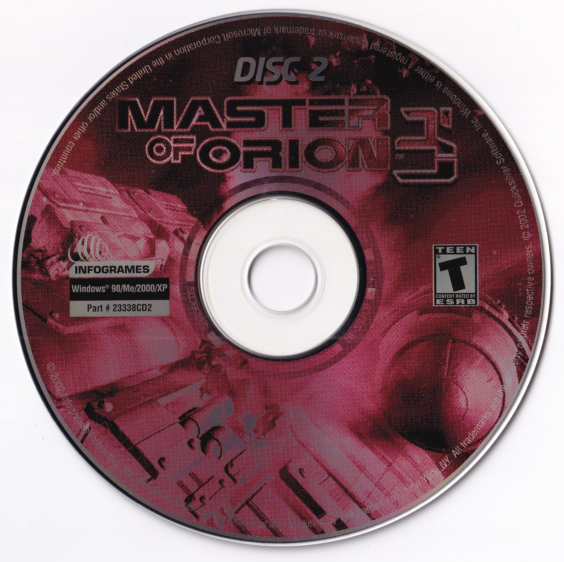 Master Of Orion 3 Disc 1-2 Microsoft Windows PC CD-PC Gamez USA