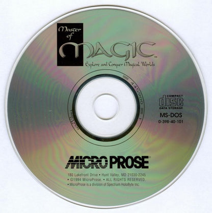 Master of Magic Microsoft Windows PC CD-PC Gamez USA