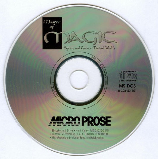 Master of Magic Microsoft Windows PC CD-PC Gamez USA