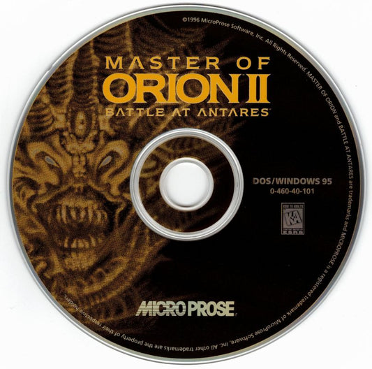 Master of Orion II - Battle at Antares Microsoft Windows PC CD-PC Gamez USA