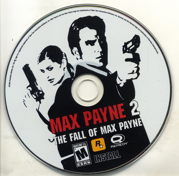 Max Payne 2 The Fall Of Max Payne Disc 1-2 Microsoft Windows PC CD-PC Gamez USA