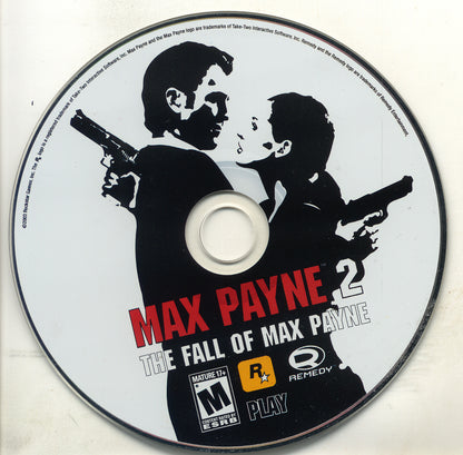 Max Payne 2 The Fall Of Max Payne Disc 1-2 Microsoft Windows PC CD-PC Gamez USA