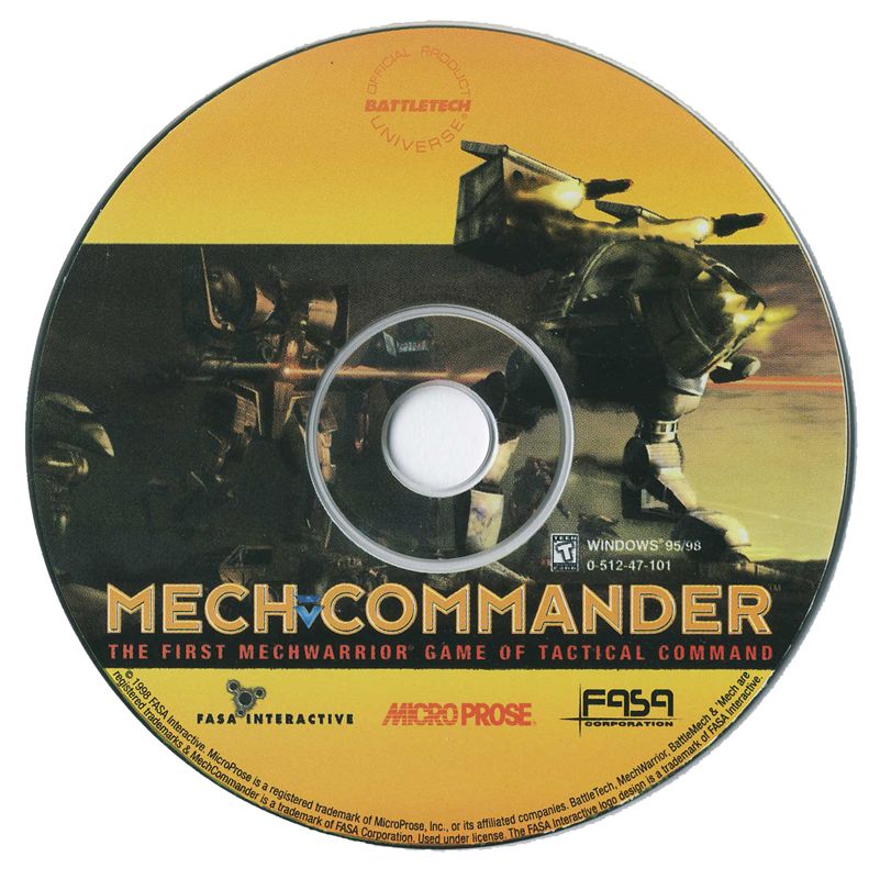 MechCommander Microsoft Windows PC CD - Tactical Warfare Game – PC ...