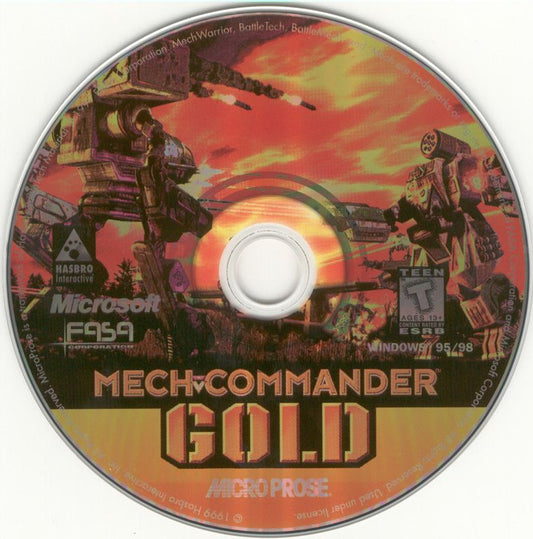 Mech Commander Gold Microsoft Windows PC CD-PC Gamez USA