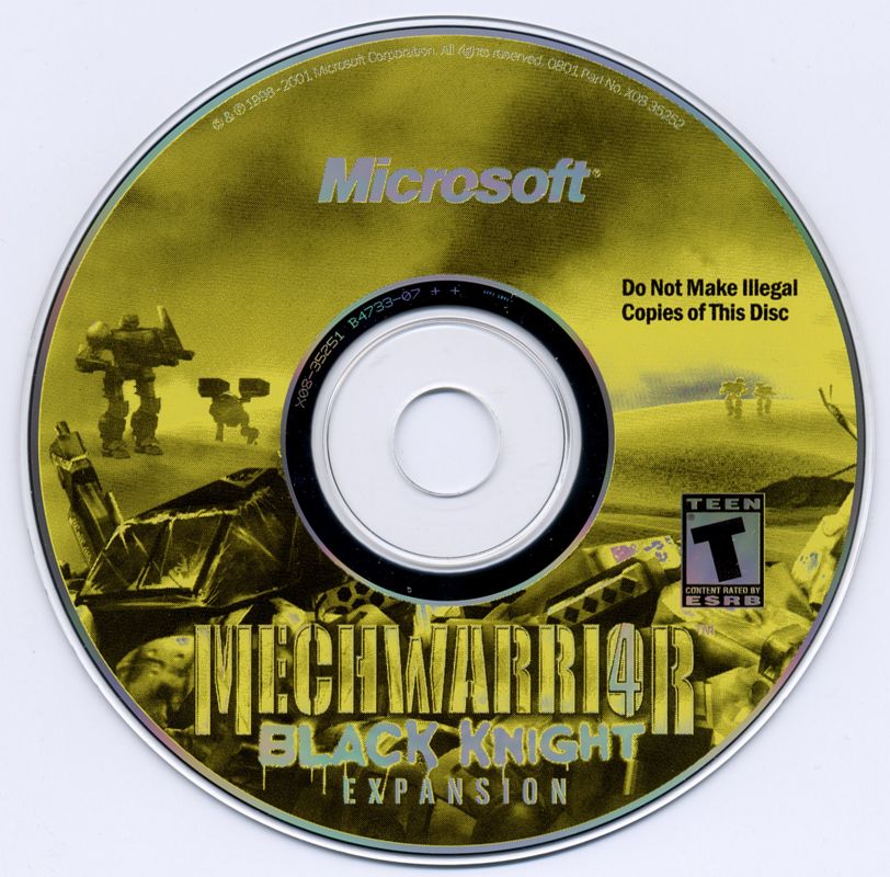 MechWarrior 4 Black Knight Microsoft Windows PC CD-PC Gamez USA