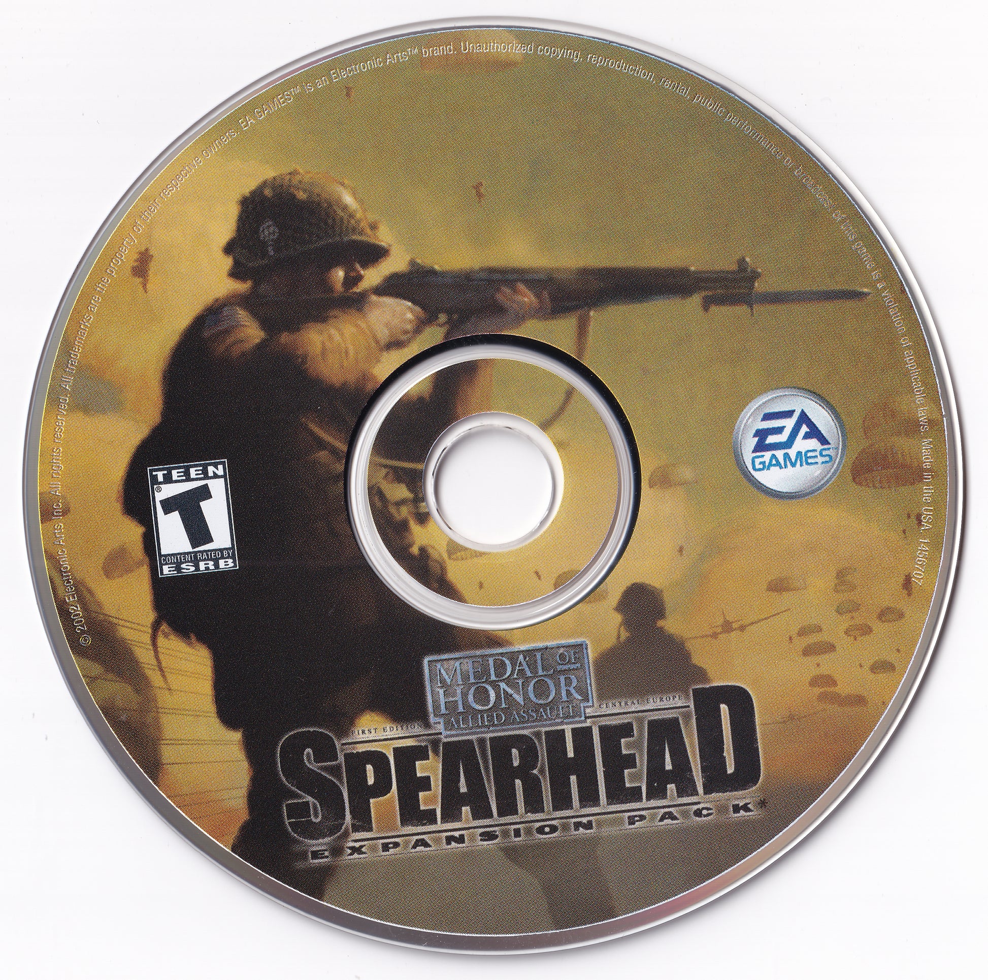 Medal Of Honor Allied Assault SpearHead Expansion Pack Microsoft Windows PC CD-PC Gamez USA