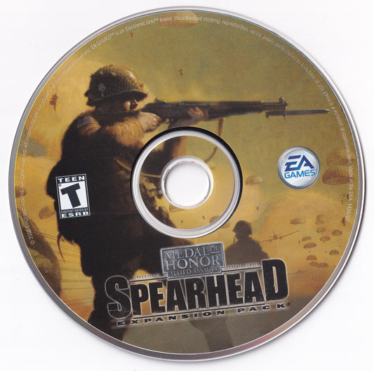 Medal Of Honor Allied Assault SpearHead Expansion Pack Microsoft Windows PC CD-PC Gamez USA