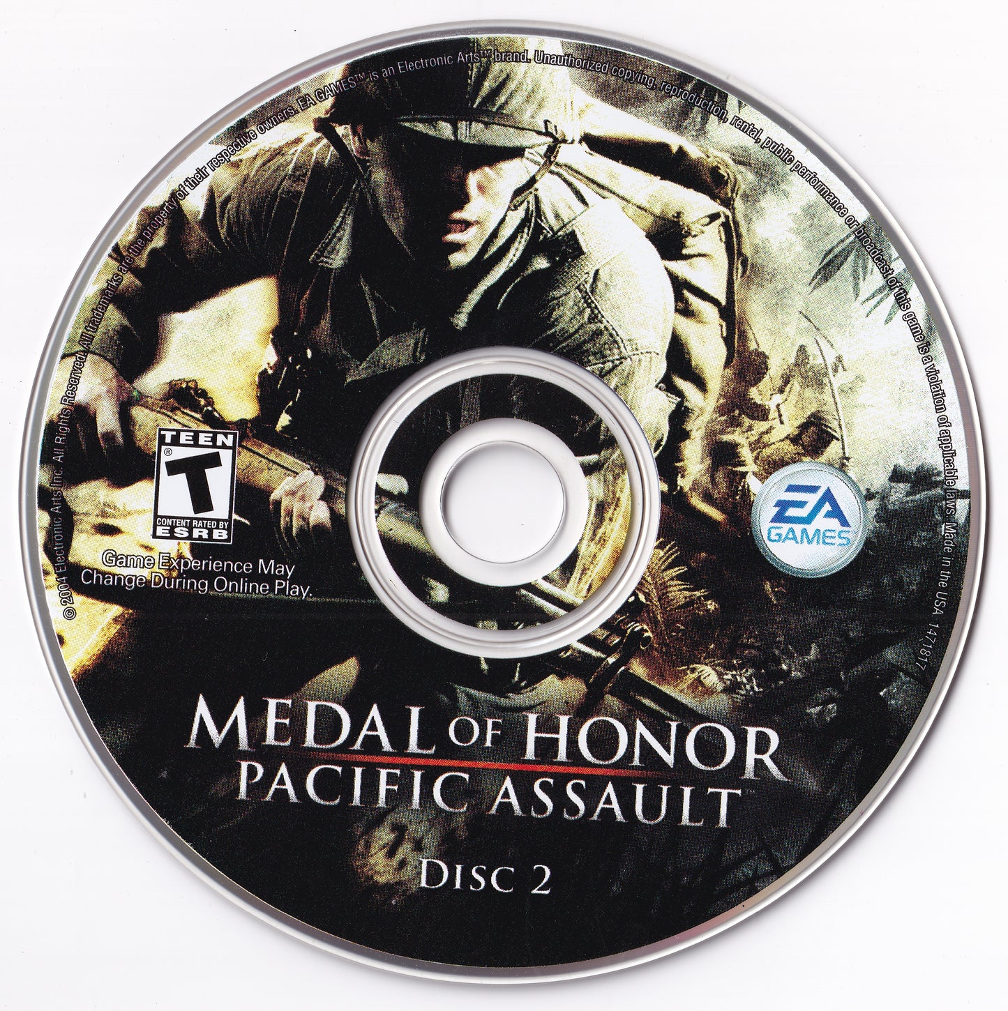 Medal Of Honor Pacific Assault Disc 1-2 Microsoft Windows PC CD-PC Gamez USA