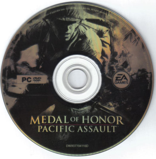 Medal of Honor Pacific Assault Microsoft Windows PC DVD-PC Gamez USA