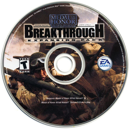 Medal of Honor Allied Assault Breakthrough Microsoft Windows PC CD-PC Gamez USA