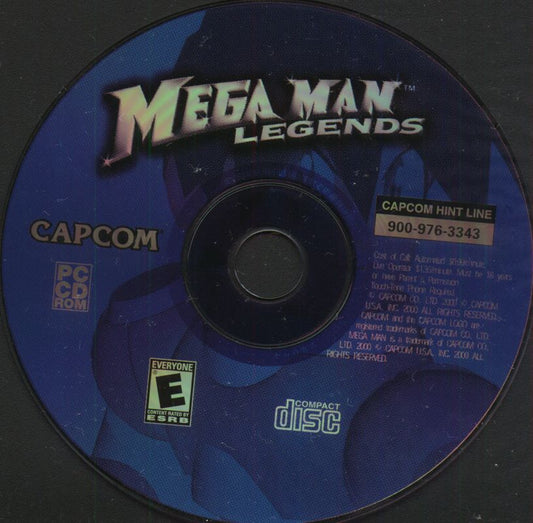 Mega Man Legends Microsoft Windows PC CD-PC Gamez USA
