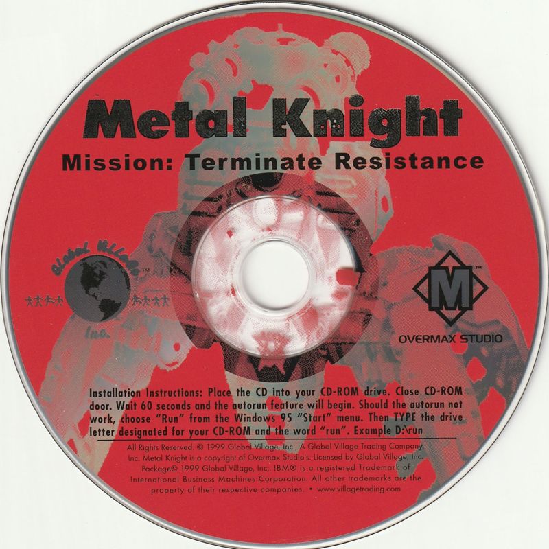 Metal Knight Mission - Terminate Resistance Microsoft Windows PC CD-PC Gamez USA