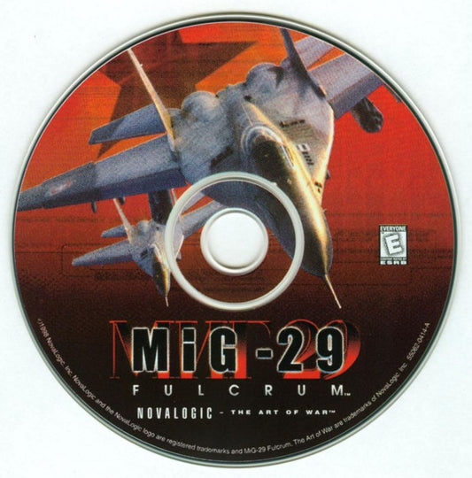 MiG-29 Fulcrum Microsoft Windows PC CD-PC Gamez USA