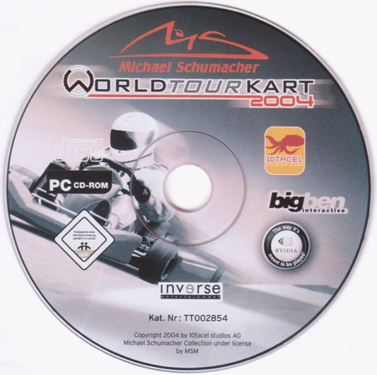 Michael Schumacher World Tour Kart 2004 Microsoft Windows PC CD-PC Gamez USA