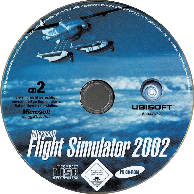 Microsoft Flight Simulator 2002 Disc 1-3 Microsoft Windows PC CD-PC Gamez USA