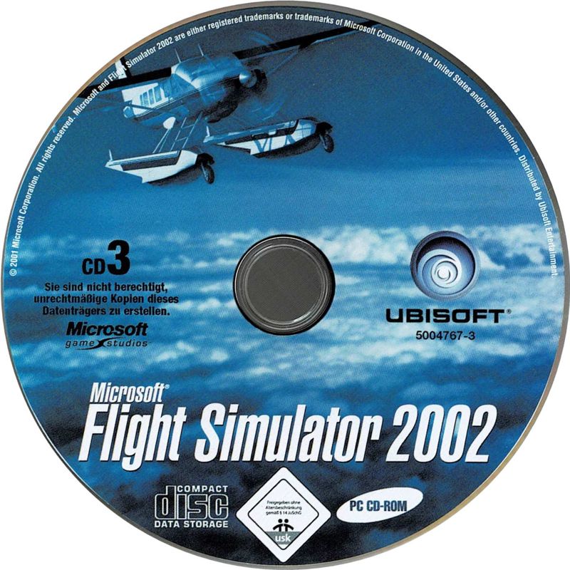Microsoft Flight Simulator 2002 Disc 1-3 Microsoft Windows PC CD-PC Gamez USA