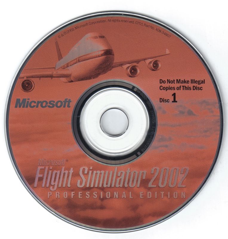 Microsoft Flight Simulator 2002 Disc 1-3 (Professional Edition) Microsoft Windows PC CD-PC Gamez USA