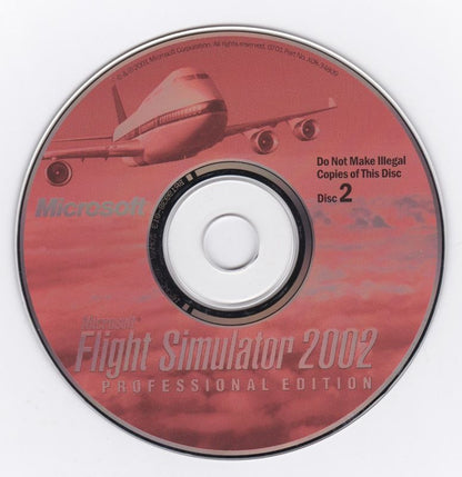 Microsoft Flight Simulator 2002 Disc 1-3 (Professional Edition) Microsoft Windows PC CD-PC Gamez USA
