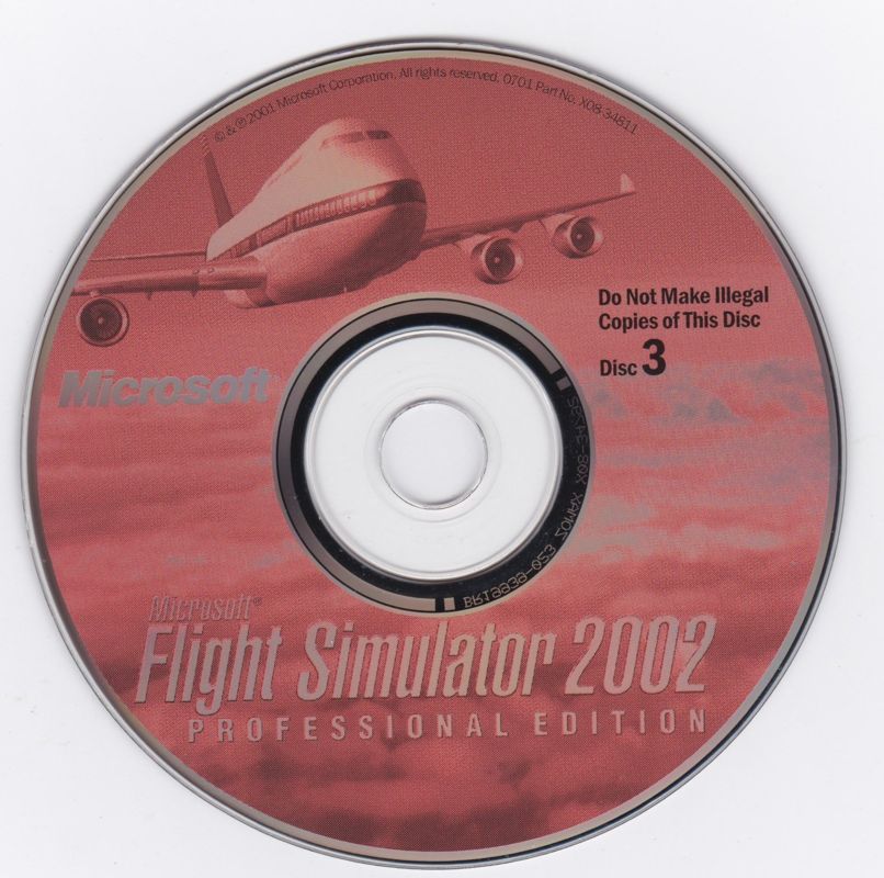 Microsoft Flight Simulator 2002 Disc 1-3 (Professional Edition) Microsoft Windows PC CD-PC Gamez USA