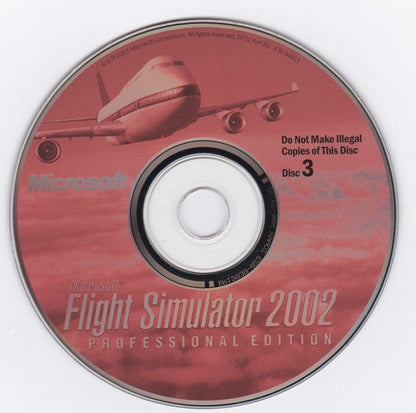 Microsoft Flight Simulator 2002 Disc 1-3 (Professional Edition) Microsoft Windows PC CD-PC Gamez USA