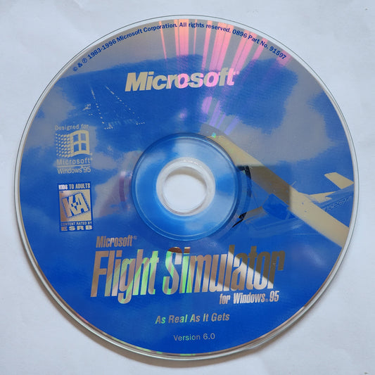 Microsoft Flight Simulator for Windows 95 Microsoft Windows PC CD-PC Gamez USA