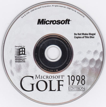 Microsoft Golf - Multimedia Edition Microsoft Windows PC CD-PC Gamez USA
