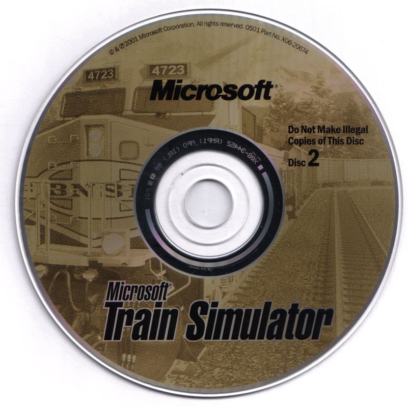 Microsoft Train Simulator Disc 1-2 Microsoft Windows PC CD-PC Gamez USA