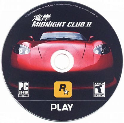 Midnight Club 2 Disc 1-2 Microsoft Windows PC CD-PC Gamez USA