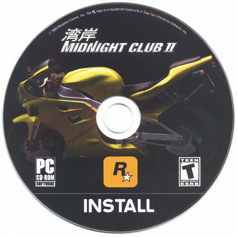 Midnight Club 2 Disc 1-2 Microsoft Windows PC CD-PC Gamez USA