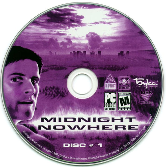 Midnight Nowhere Disc 1-2 Microsoft Windows PC CD-PC Gamez USA