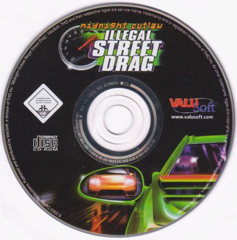 Midnight Outlaw Illegal Street Drag Microsoft Windows PC CD-PC Gamez USA