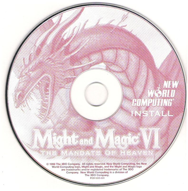 Might and Magic VI The Mandate of Heaven Disc 1-2 Microsoft Windows PC CD-PC Gamez USA