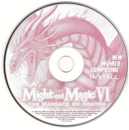 Might and Magic VI The Mandate of Heaven Disc 1-2 Microsoft Windows PC CD-PC Gamez USA